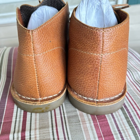 Red Tape Desert Boots In Brown Leather - Picture 8 of 11